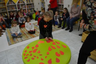 Walentynkowe spotkanie z biblioteką