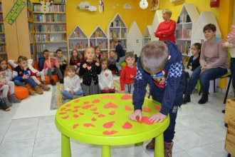 Walentynkowe spotkanie z biblioteką