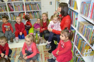 Walentynkowe spotkanie z biblioteką