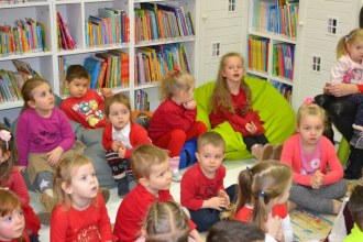 Walentynkowe spotkanie z biblioteką