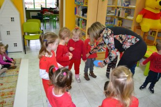 Walentynkowe spotkanie z biblioteką