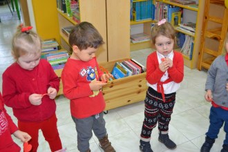 Walentynkowe spotkanie z biblioteką