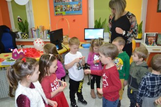 Walentynkowe spotkanie z biblioteką