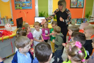 Walentynkowe spotkanie z biblioteką