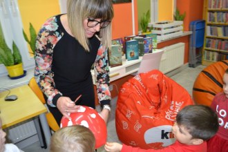 Walentynkowe spotkanie z biblioteką