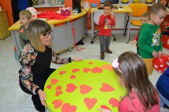 Walentynkowe spotkanie z biblioteką