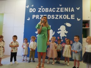 ZAKOŃCZENIE ROKU PRZEDSZKOLNEGO W GR P. MARLENKI
