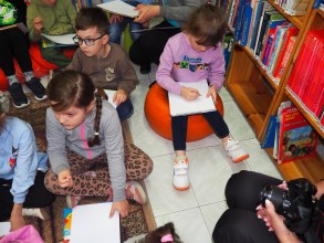 BIBLIOTERAPIA- SPOTKANIE Z PANIĄ ILUSTRATORKĄ