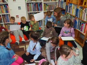 BIBLIOTERAPIA- SPOTKANIE Z PANIĄ ILUSTRATORKĄ