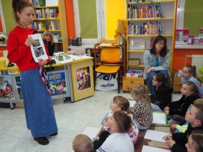 BIBLIOTERAPIA- SPOTKANIE Z PANIĄ ILUSTRATORKĄ