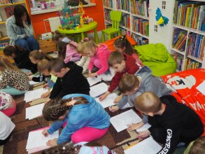 BIBLIOTERAPIA- SPOTKANIE Z PANIĄ ILUSTRATORKĄ