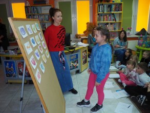 BIBLIOTERAPIA- SPOTKANIE Z PANIĄ ILUSTRATORKĄ