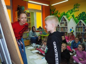 BIBLIOTERAPIA- SPOTKANIE Z PANIĄ ILUSTRATORKĄ