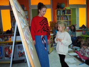 BIBLIOTERAPIA- SPOTKANIE Z PANIĄ ILUSTRATORKĄ